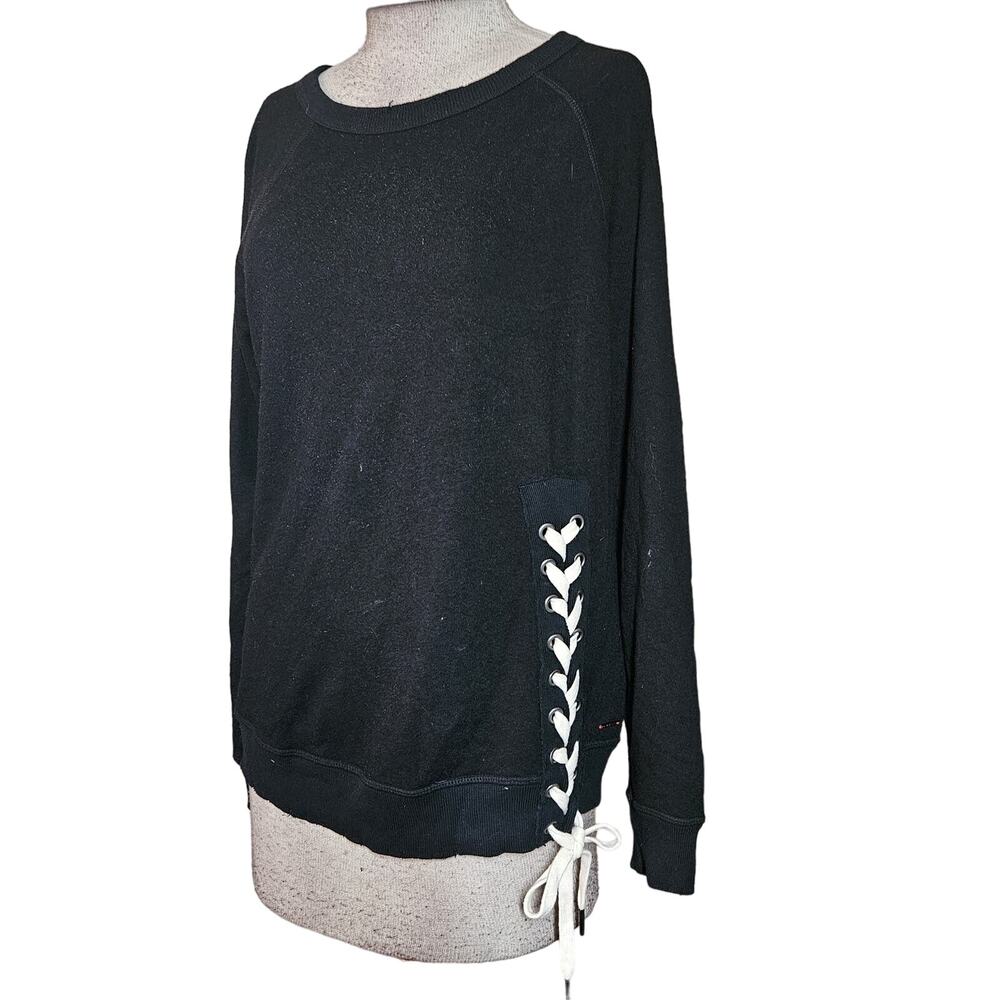 Philanthropy Mika Sweatshirt in Black Cat Size Small